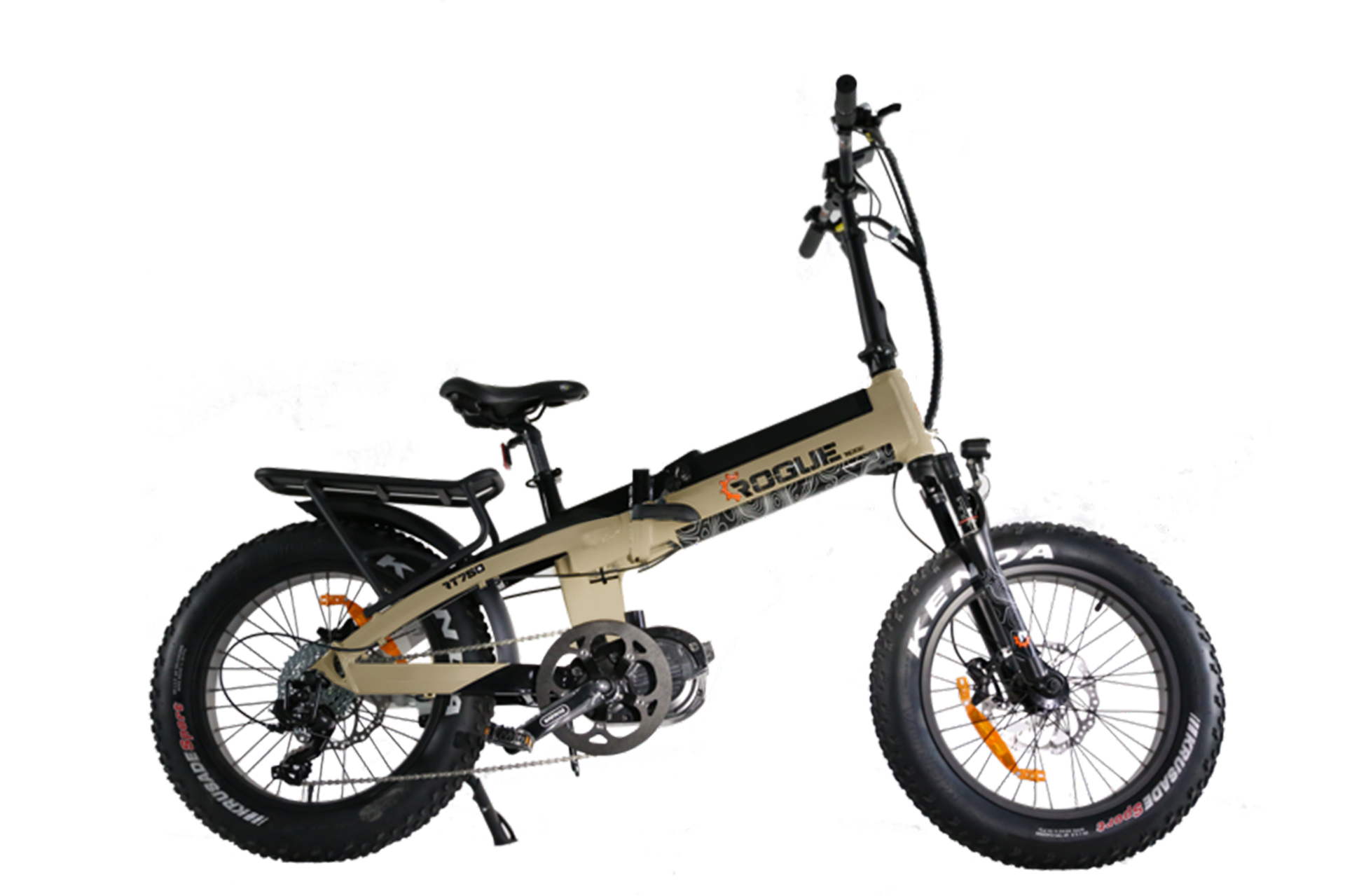 2020 RT750 Folding 750Watt Electric Fat Tire Bike