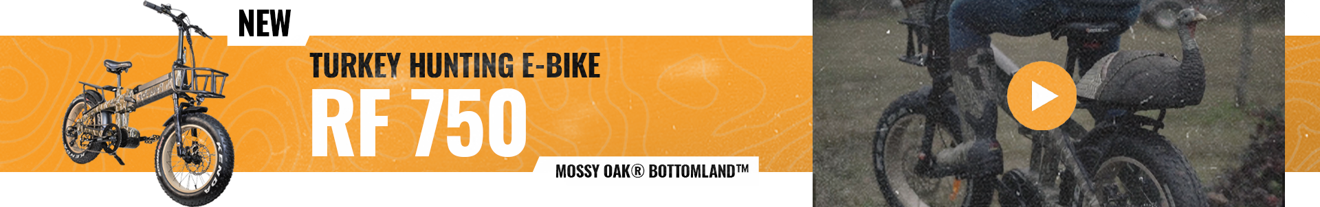 Ultimate Turkey E-Bike RF750 mossy oak bottomlands