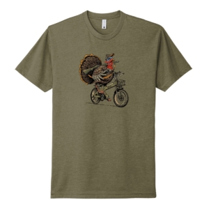 rogue ridge turkey bike shirt