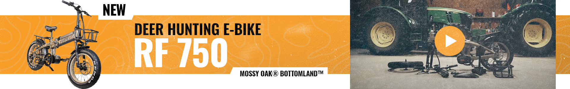 Ultimate Deer E-Bike RF750 mossy oak bottomlands